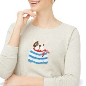 J. Crew French Bulldog Teddie Sweater